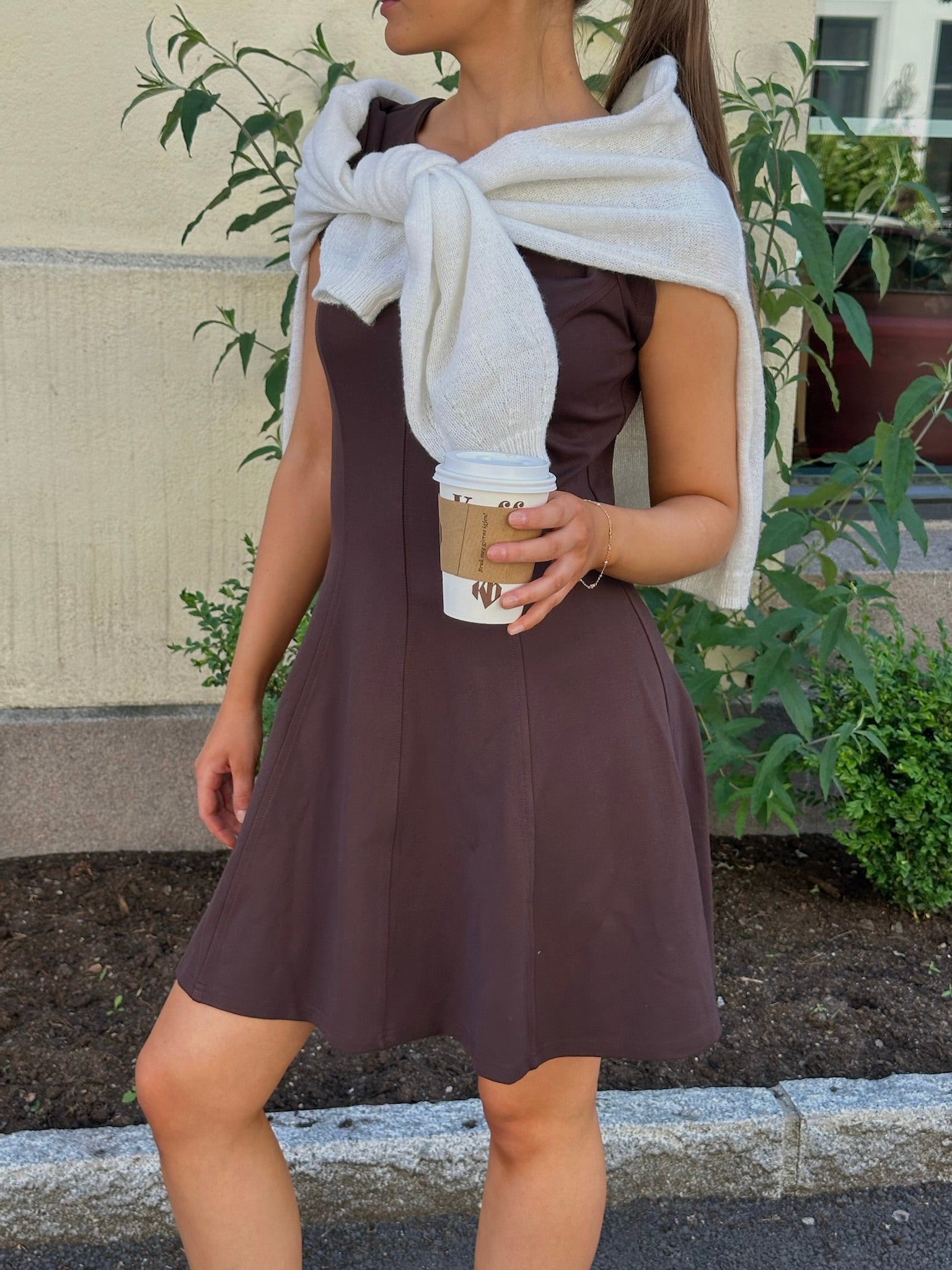 VMJAZLYN Short Dress - Chocolate Torte